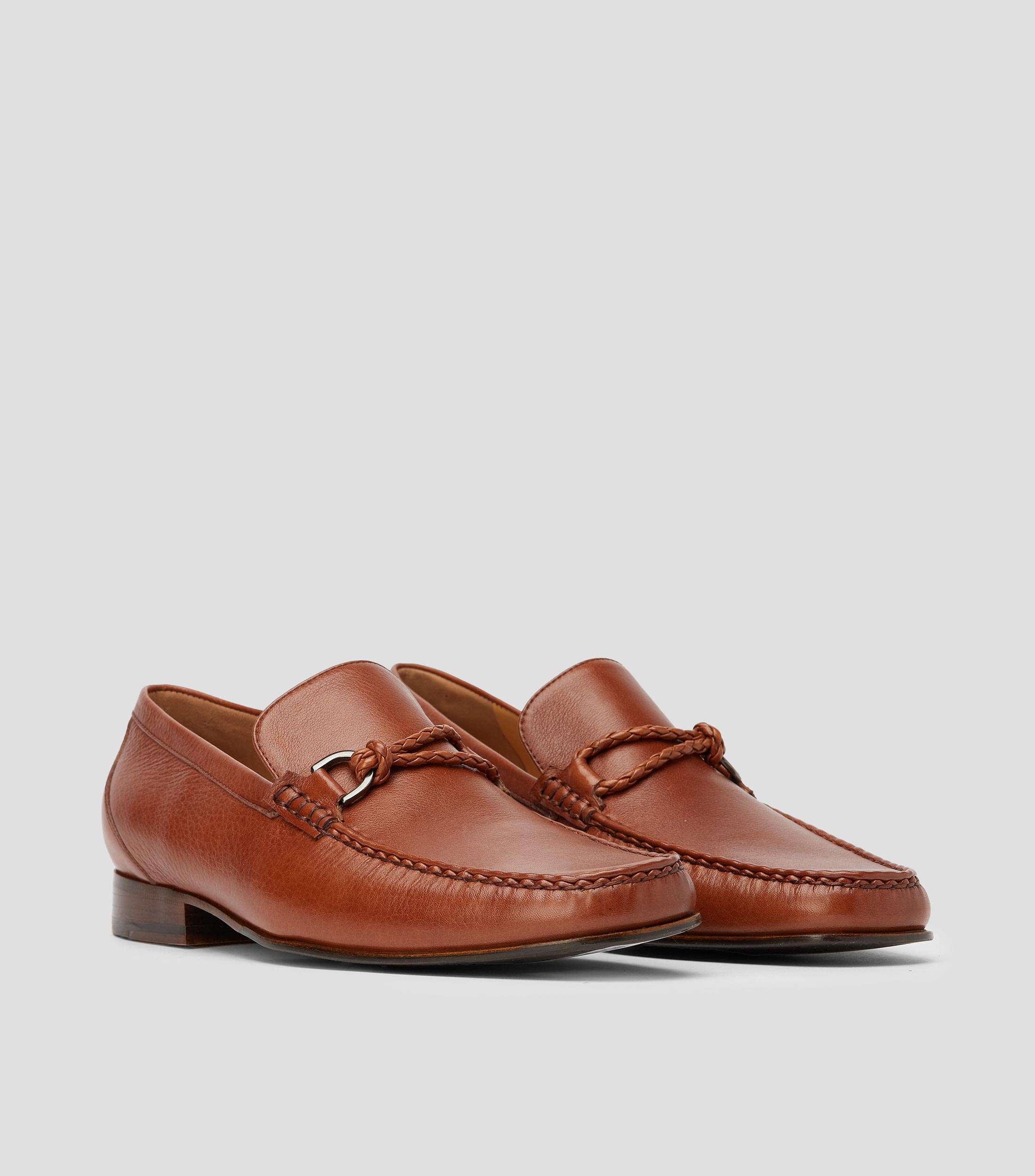 Mocasines en piel Hombre